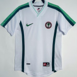 1998 Nigeria Away White Retro Soccer Jersey