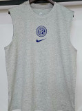 2025/26 In Milan Grey Pure Cotton Vest Jersey