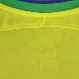 2022/23 Brazil Home Yellow Women Soccer Jersey
