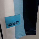 Maradona #10 Argentina Home Retro Soccer Jersey 2001有名有号