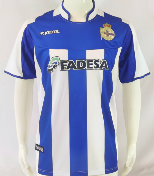 2003/04 Deportivo La Coruna Home Retro Soccer Jersey