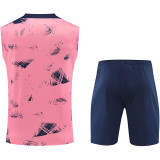 2025 PSG Pink Vest Training Jersey(A Set)