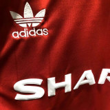 1984 M Utd Home Red Retro Soccer Jersey