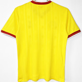 1985-1986 LFC  Third Away Yellow Retro Soccer Jersey