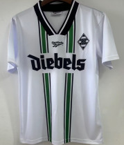 1996 Monchengladbach Home White Retro Jersey