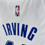Mavericks IRVING #11 White City Edition 75th NBA Jerseys 75周年