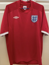 2010 Enaland Away Red Retro Jersey