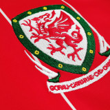 2015/16 Wales Home Red Retro Soccer Jersey