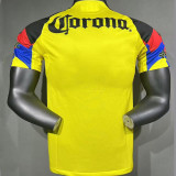 2025/26 Club America Home Player Version Soccer Jersey 背后广告黑色