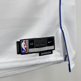 2025 Mavericks THOMPSON #31 White NBA Jerseys