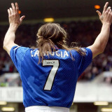 2002/03 Rangers Home Blue Retro Soccer Jersey
