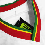 2002 Senegal Away White Retro Soccer Jersey