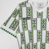 1994 Nigeria White Retro Soccer Jersey