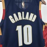 2026 Cleveland GARLAND #10 Baby Blue Retro NBA Jerseys