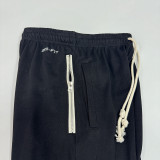 2025 Nk~ Black Pure Cotton Sports Trousers Zipper style