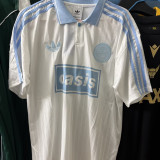 2025/26 AD x oasis #25 White Retro Style Fans Soccer Jersey (Have No.25 带号码）