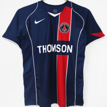 2004/2005 PSG Home Blue Retro Soccer Jersey