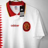 1994 Spain Away White Retro Soccer Jersey