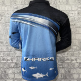 2022/23 Sharks Rugby Fishing Jersey 鲨鱼