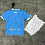 2025/26 Napoli Home Blue Kids Soccer Jersey