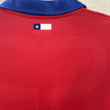 2014 Chile Home Red Retro Soccer Jersey