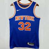 2025 NY Knicks TOWNS  #32 Blue City Edition NBA Jerseys
