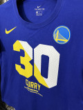 2025 Warriors CURRY #30 Blue High Quality Casual T-Shirt  T193
