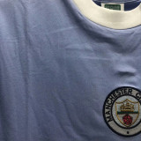 1972 Man City Home Blue Retro Soccer Jersey