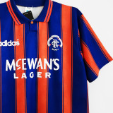 1993/94 Rangers Retro Soccer Jersey
