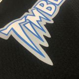 2018 Timberwolves EDWARDS # 1 Black Retro NBA Jerseys Hot Pressed