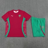 2026/27 Morocco Red Training Jersey(A Set)