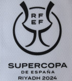 2023/24 RM Home Supercopa de España Final Player Version Jersey 球员版 胸前小字+西班牙超级杯12右章