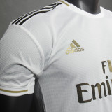 2019/20 RM Home White Retro Player Version Soccer Jersey 球员版