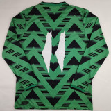 2025 Palestine Retro Style Long Sleeve Soccer Jersey