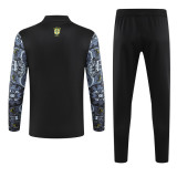 2025 Brazil Black Sweater Tracksuit