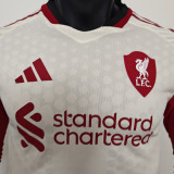 2025/26 LFC Away White Player Version Long Sleeve Jersey