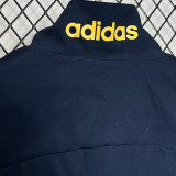 1996 Spain Sapphire Blue Retro Windbreaker