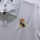 2002/03 RM White Home Retro Soccer Jersey