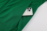 2025 AD~ Green Zipper Jacket Tracksuit