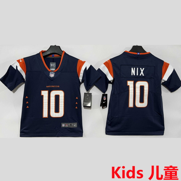 NIX #10 Denver Broncos Kids NFL Jersey 野马
