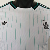 2025/26 LFC White Green Retro Style Player Version Soccer Jersey