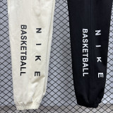 2025 Nk~ Black Pure Cotton Sports Trousers Zipper style