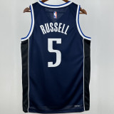 Mavericks RUSSELL #5 Sapphire Blue NBA Jersey