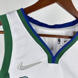 Mavericks IRVING #11 White City Edition 75th NBA Jerseys 75周年