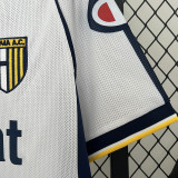 2003/04 Parma Away White Retro Soccer Jersey