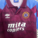 1998 Aston Villa Home Retro Soccer Jersey