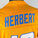 HERBERT #10 Men's Los Angeles Chargers NFL Jersey 闪电