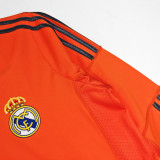 2013/14 RM Thrid Orange Retro Long Sleeve Soccer Jersey