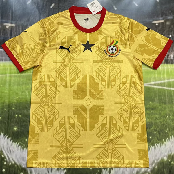 2026/27 Ghana Away Gold  Fans Soccer Jersey