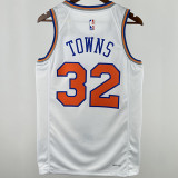 2025 NY Knicks TOWNS  #32 White City Edition NBA Jerseys